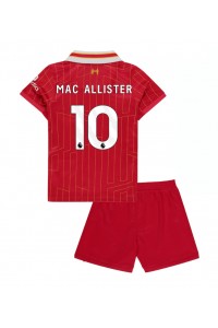 Liverpool Alexis Mac Allister #10 Babyklær Hjemme Fotballdrakt til barn 2024-25 Korte ermer (+ Korte bukser)